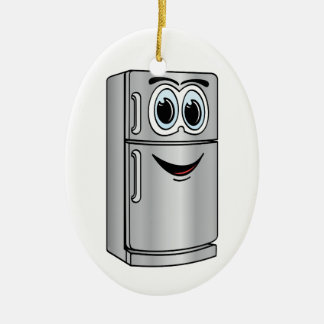 Stainless Steel Refrigerator Cartoon Ceramic Tree Decoration