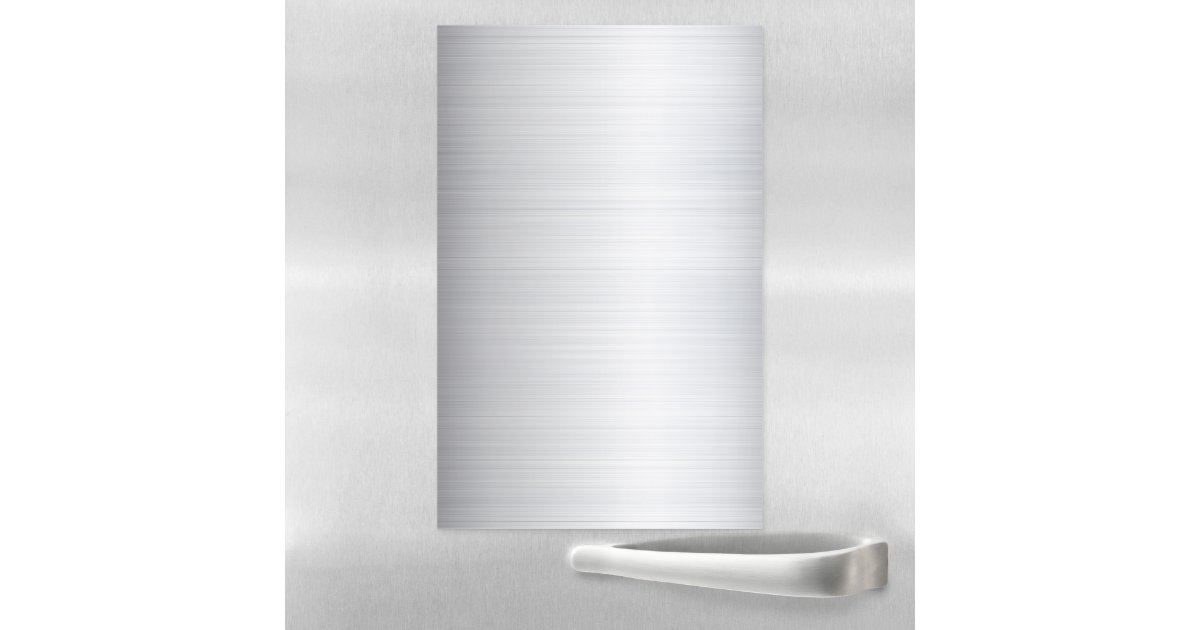 Stainless Steel Silver Metal Look Dry Erase Sheet Zazzle