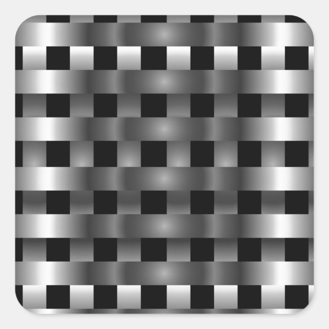 Stainless steel square sticker (Front)