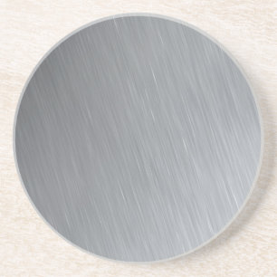 Stainless steel texture with lighting highlights coaster