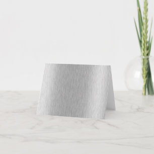 Stainless Steel Textured Card