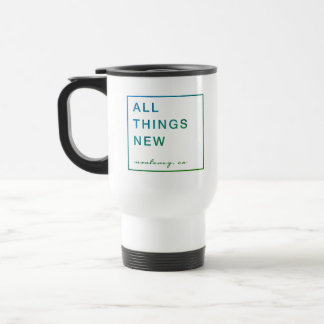 Stainless Steel Travel Mug (blue/green)