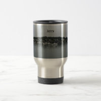 Stainless Steel Travel Mug Coastal Design