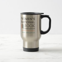 Stainless steel travel mug with WNBA NOLA logo
