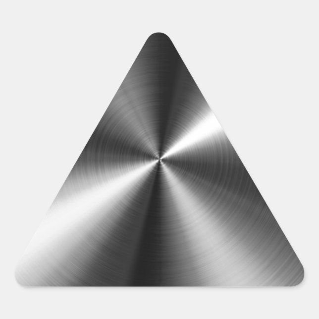 Stainless Steel Triangle Sticker (Front)