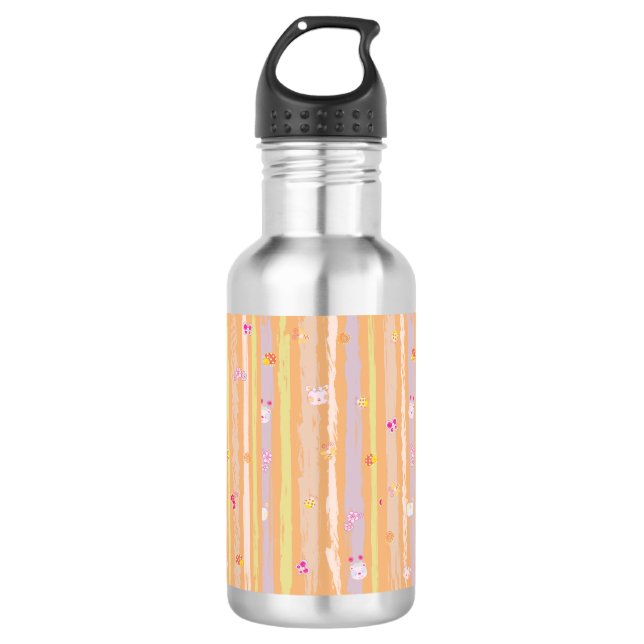 Stainless Steel Water Bottle – Baby Joy & Creature (Front)