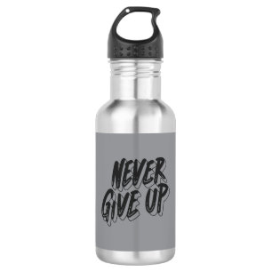 Stainless Steel Water Bottle – Motivational Design