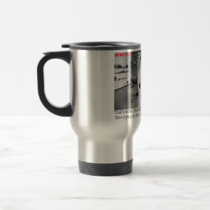 stainless travel mug. happy birthday. alpaca mug
