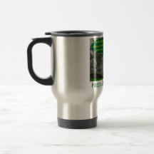 stainless travel mug.  Happy St. Patrick's Day.  i