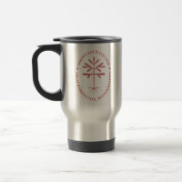 Stainless Travel Mug with a Red Seal