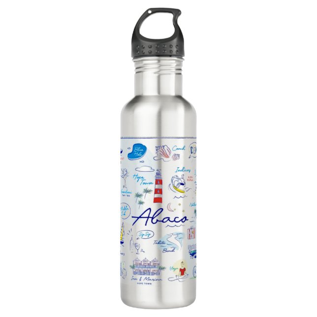Stainless Water Bottle- "The ABC's of Hope Town 710 Ml Water Bottle (Front)
