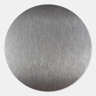 StainlessSteel.JPG Classic Round Sticker
