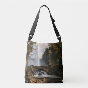 Stair and Fountain in the Park of a Roman Villa Crossbody Bag