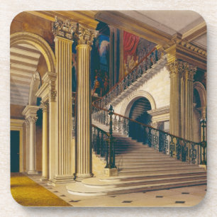 Stair Case, Buckingham House, from 'The History of Coaster