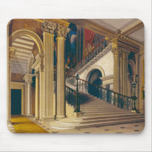 Stair Case, Buckingham House, from 'The History of Mouse Mat