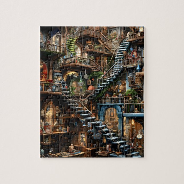 Staircase Illusion Museum Puzzle (Vertical)