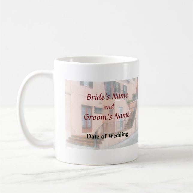 Staircase in Bermuda Wedding Products Coffee Mug (Left)
