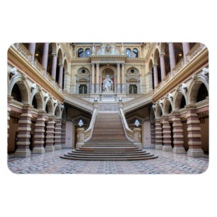Staircase In Justizpalast, Vienna Austria Magnet