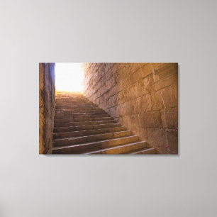 Staircase In Miletus Canvas Print