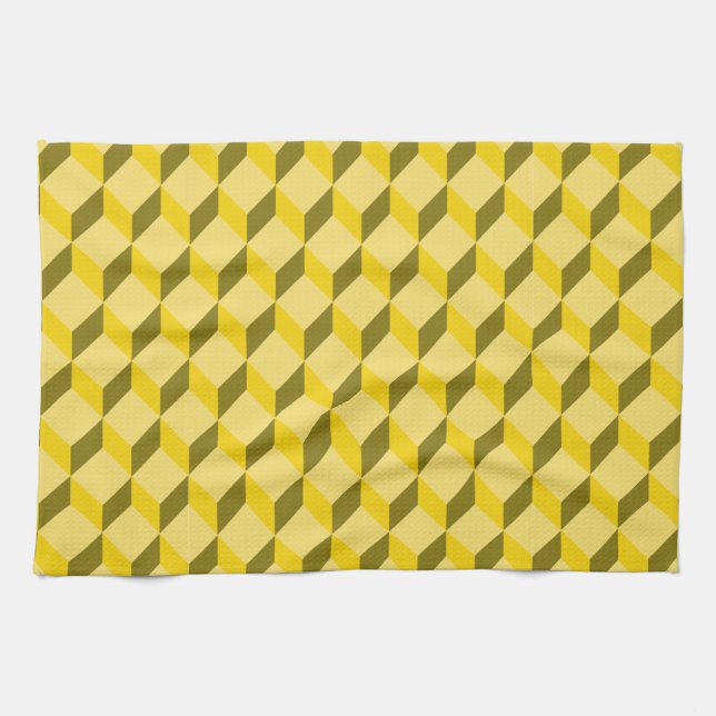 staircase pattern tea towel (Horizontal)
