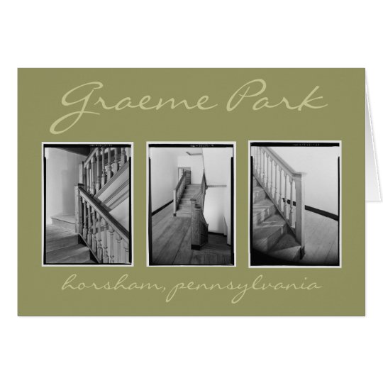 Stairhall at Graeme Park Card