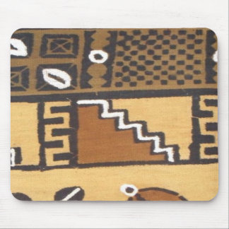 Stairs African mud cloth mouse pad