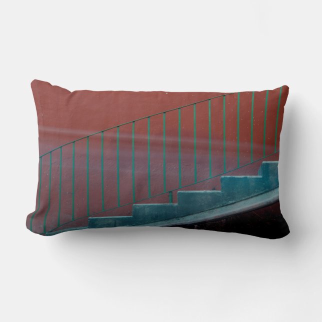 Stairs And Railing Still Life Lumbar Cushion (Front)