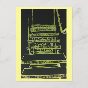 Stairs Floating Postcard