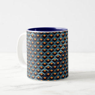 Stairs in Stairs pattern Altona Two-Tone Coffee Mug