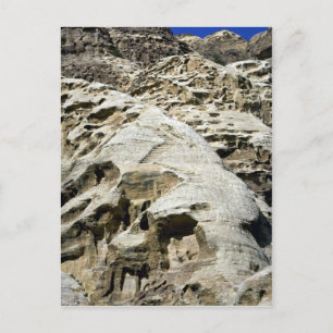 Stairs on the rocks near the Monastery, Petra, Jor Postcard