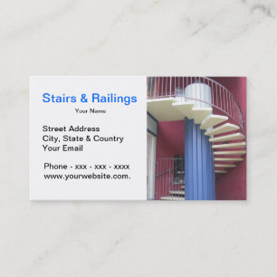 Stairs & Railings Business Card