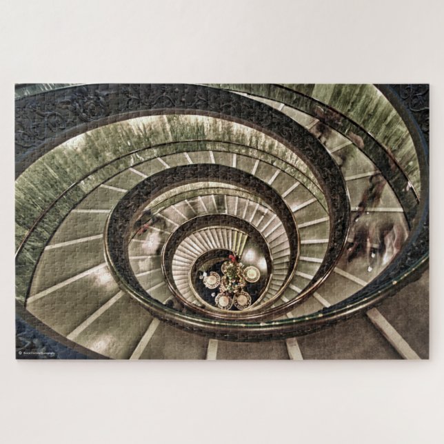 Stairs & Staircase Vatican Museum, Rome - Italy Jigsaw Puzzle (Horizontal)