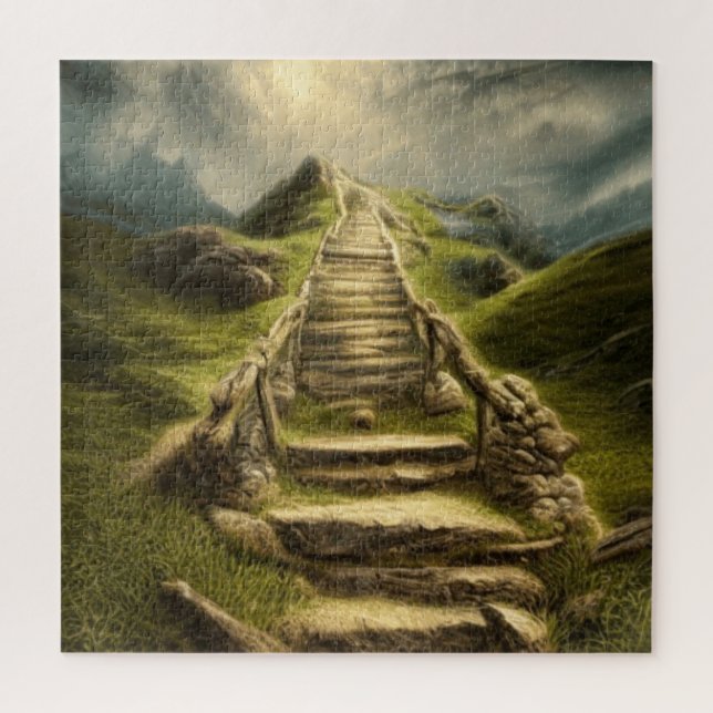 Stairs To Heaven Jigsaw Puzzle (Vertical)