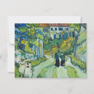 Stairway at Auvers by van Gogh: Postcard