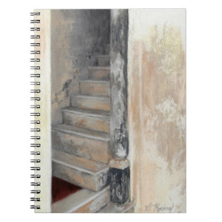 Stairway Notebook, painting by Mandy Roeing Notebook