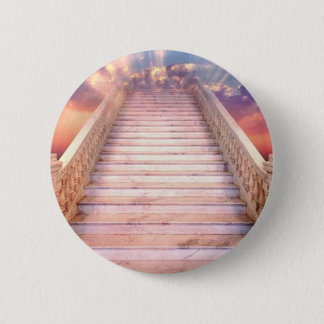 stairway to heaven 6 cm round badge