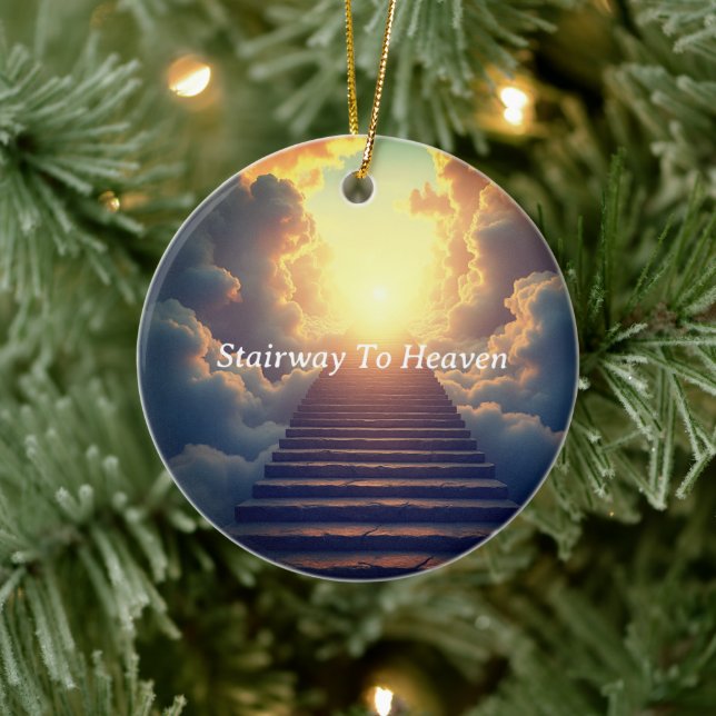 Stairway to Heaven Ceramic Ornament (Tree)