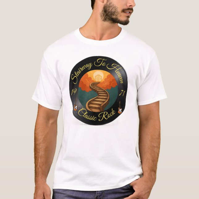 "Stairway to Heaven" Classic Rock Tee  (Front)