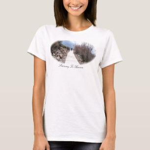 Stairway To Heaven Ladies Long Sleeve (Fitted) T-Shirt