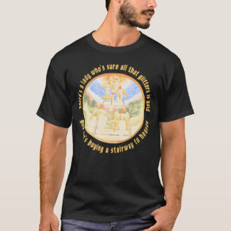 Stairway To Heaven Lyrics Artwork        T-Shirt