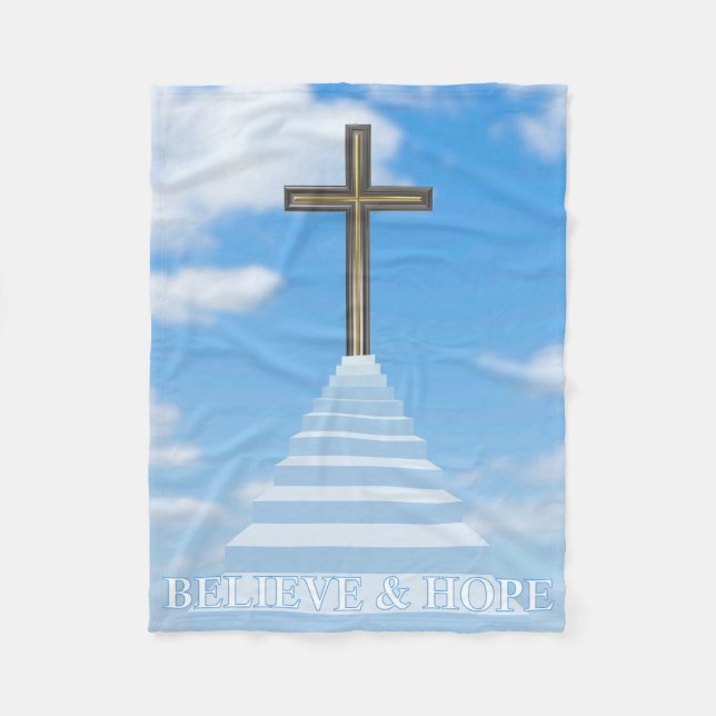 Stairway to hope fleece blanket (Front)