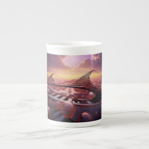 Stairways To Infinity Bone China Mug