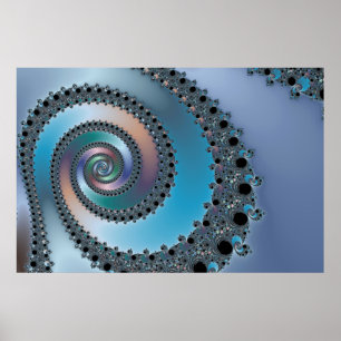 Stairwell - Fractal Poster