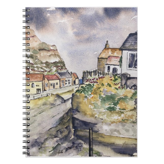 Staithes Harbour  Notebook (Front)