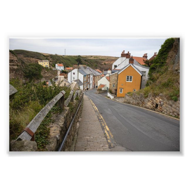 Staithes Village High Street Photo Print (Front)