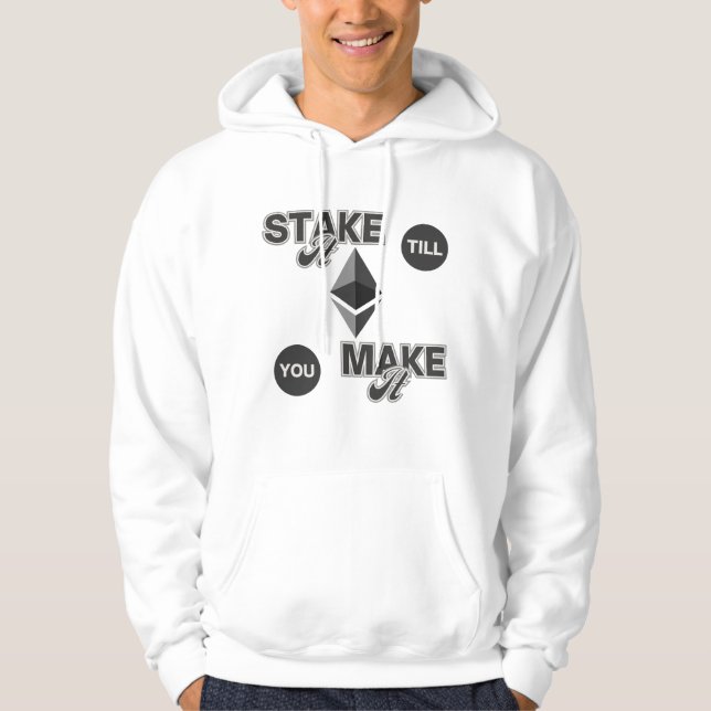 Stake It Till You Make It™ Financial Crypto Rebel Hoodie (Front)