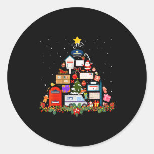 Stal Service Christmas Tree Ornament Tree Xmas 2 Classic Round Sticker