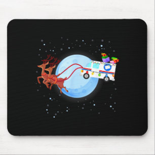 Stal Worker Christmas Mail Truck Funny Mailman Gif Mouse Mat