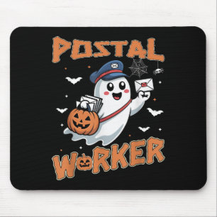 Stal Worker Pumpkin St Office Staff Ghost Hallowee Mouse Mat