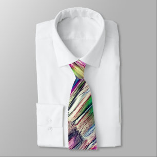 Stalagmite or rock with flashy colors tie
